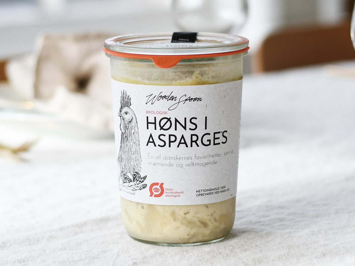 Høns i asparges