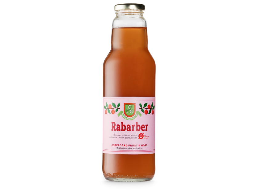 ØKO - Rabarber 75cl, Østergård Frugt & Most