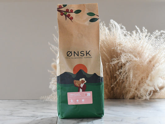 ØKO - Cesar Sampertegui - Lysristet kaffe hele bønner 1000gr