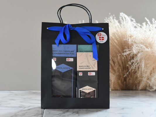 Gavepose Økoladen blå