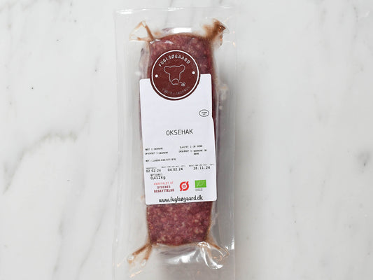 Hakket oksekød, 400gr Øko græsfodret