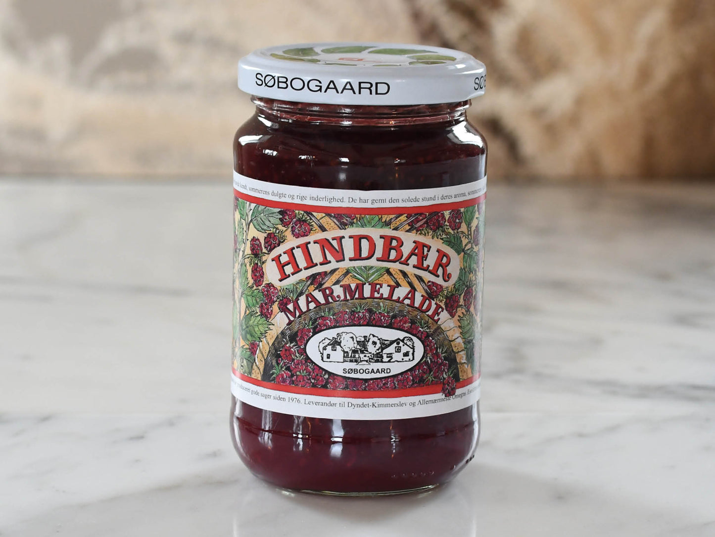 Hindbærmarmelade 390g