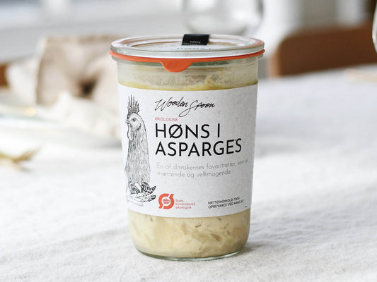 Høns i asparges