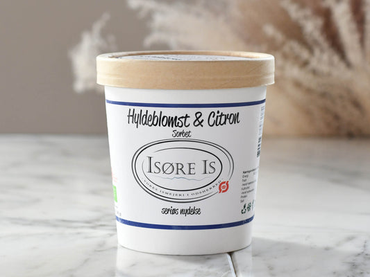 Isøre Hyldeblomst/citron sorbet