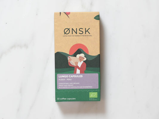 Kuska Lungo, kaffekapsler 10stk