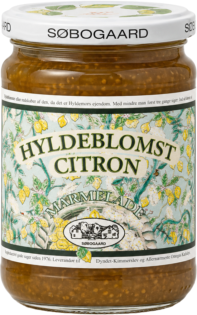 ØKO - Hyldeblomst- Citronmarmelade 400g