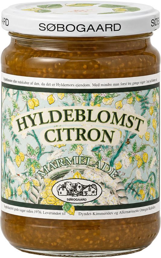 ØKO - Hyldeblomst- Citronmarmelade 400g