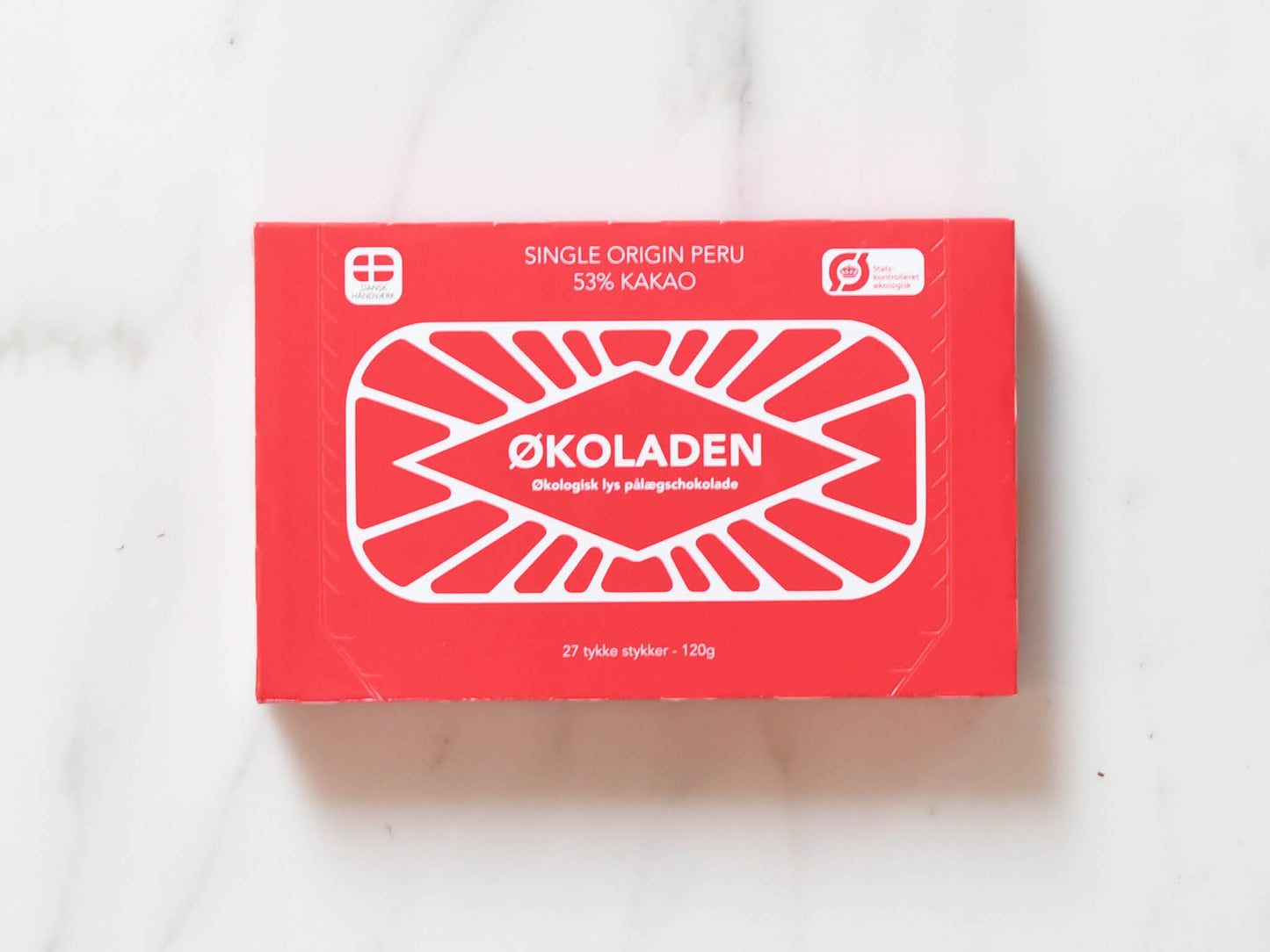 Pålægschokolade lys 40% 120g