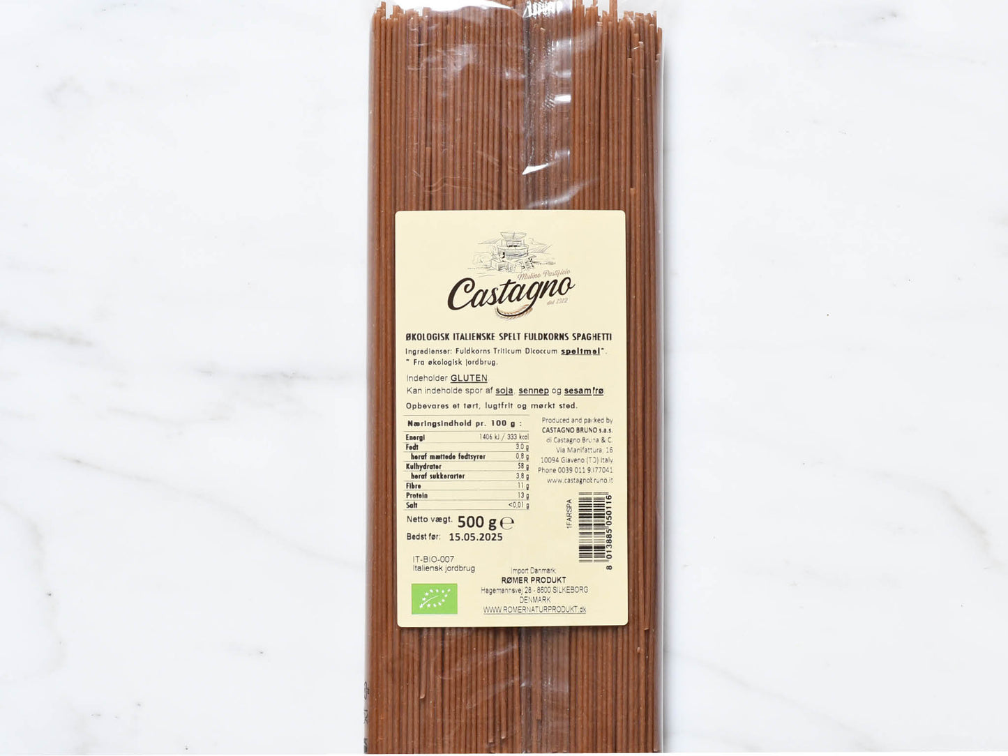 Spaghetti af Spelt, Fuldkorn