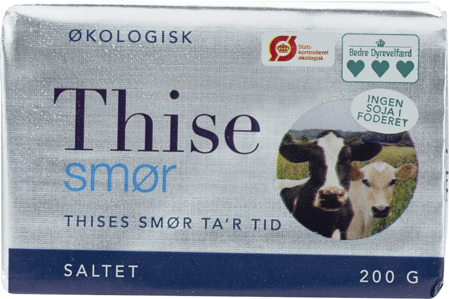 Saltet smør 200gr, Thise Mejeri