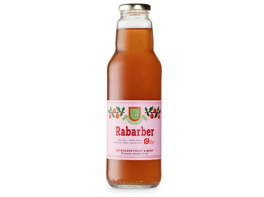 ØKO - Rabarber 75cl, Østergård Frugt & Most